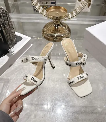 Snake Print Dior Style High Heel Mule Sandals for Women 8.5cm #A63470 Snake Print Dior Style High Heel Mule Sandals for Women 8.5cm #A63470