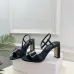 Dior CD Buckle One‑Strap High‑Heel Slide Sandals 8.5cm Heel #B68399