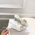 Dior CD Buckle One‑Strap High‑Heel Slide Sandals 8.5cm Heel #B68400