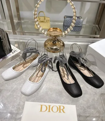 D-ior Shoes 25 Spring and Summer New Ribbon Women's Shoes #A53178 D-ior Shoes 25 Spring and Summer New Ribbon Women's Shoes #A53178