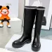 Dior 2026 AW British Style Leather Knee High Boots #B68345