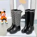 Dior 2026 AW Oblique Jacquard British‑Style Knee‑High Boots #B68346
