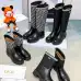Dior 2026 AW Oblique Jacquard British‑Style Knee‑High Boots #B68346