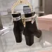 Dior J'ADIOR CD Logo Bow Chunky Heel Ankle Boots 8cm Heel #B68370