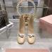 Dior J'ADIOR CD Logo Bow Chunky Heel Ankle Boots 8cm Heel #B68374