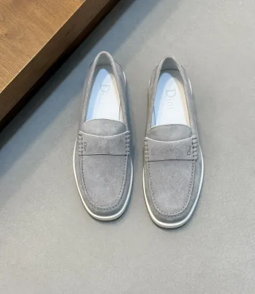 Dior Men’s Suede Leather Loafers, Calfskin Lining, Logo Hardware Detail #B67585 Dior Men’s Suede Leather Loafers, Calfskin Lining, Logo Hardware Detail #B67585