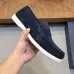 Dior Men’s Suede Leather Loafers, Calfskin Lining, Logo Hardware Detail #B67586