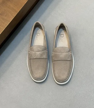 Dior Men’s Suede Leather Loafers, Calfskin Lining, Logo Hardware Detail #B67587 Dior Men’s Suede Leather Loafers, Calfskin Lining, Logo Hardware Detail #B67587