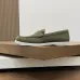 Dior Men’s Suede Leather Loafers, Calfskin Lining, Logo Hardware Detail #B67588