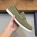 Dior Men’s Suede Leather Loafers, Calfskin Lining, Logo Hardware Detail #B67588