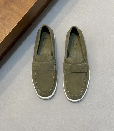 Dior Men’s Suede Leather Loafers, Calfskin Lining, Logo Hardware Detail #B67588 Dior Men’s Suede Leather Loafers, Calfskin Lining, Logo Hardware Detail #B67588