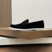 Dior Men’s Suede Leather Loafers, Calfskin Lining, Logo Hardware Detail #B67589