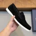 Dior Men’s Suede Leather Loafers, Calfskin Lining, Logo Hardware Detail #B67589