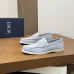 Dior Men’s Suede Leather Loafers, Calfskin Lining, Logo Hardware Detail #B67590