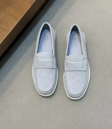 Dior Men’s Suede Leather Loafers, Calfskin Lining, Logo Hardware Detail #B67590 Dior Men’s Suede Leather Loafers, Calfskin Lining, Logo Hardware Detail #B67590