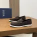 Dior Men’s Suede Leather Loafers, Calfskin Lining, Logo Hardware Detail #B67591
