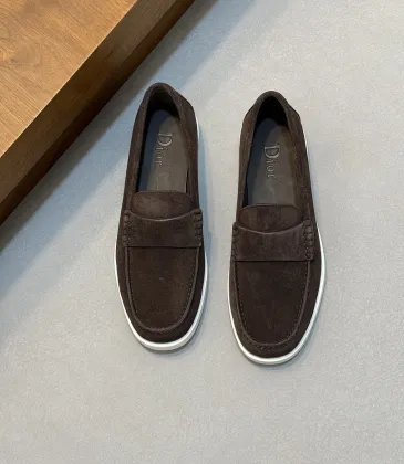 Dior Men’s Suede Leather Loafers, Calfskin Lining, Logo Hardware Detail #B67591 Dior Men’s Suede Leather Loafers, Calfskin Lining, Logo Hardware Detail #B67591