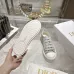 Dior Walk'n'Dior Oblique Embroidered Platform Canvas Sneakers #B68379
