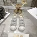Dior Walk'n'Dior Oblique Embroidered Platform Canvas Sneakers #B68379