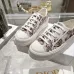 Dior Walk'n'Dior Oblique Embroidered Platform Canvas Sneakers #B68380
