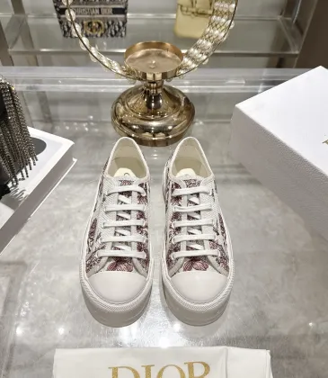 Dior Walk'n'Dior Oblique Embroidered Platform Canvas Sneakers #B68380 Dior Walk'n'Dior Oblique Embroidered Platform Canvas Sneakers #B68380