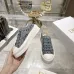 Dior Walk'n'Dior Oblique Embroidered Platform Canvas Sneakers #B68381