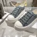 Dior Walk'n'Dior Oblique Embroidered Platform Canvas Sneakers #B68381