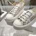 Dior Walk'n'Dior Oblique Embroidered Platform Canvas Sneakers #B68382