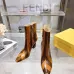 Fendi Arco Eel‑Skin Cone‑Heel Ankle Boots 8cm Heel #B68483