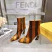 Fendi Arco Eel‑Skin Cone‑Heel Ankle Boots 8cm Heel #B68483