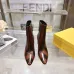 Fendi Arco Eel‑Skin Cone‑Heel Ankle Boots 8cm Heel #B68484