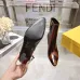 Fendi Arco Eel‑Skin Cone‑Heel Ankle Boots 8cm Heel #B68484