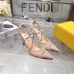 Fendi Colibri Lite FF Mesh Slingback Pointed‑Toe High Heels #B68479