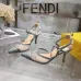 Fendi Colibri Lite FF Mesh Slingback Pointed‑Toe High Heels #B68480