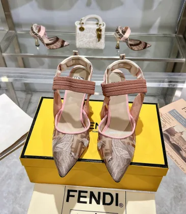 Fendi Women's Colibri 55MM/85MM Embellished Leather Slingback Pumps #A49031 Fendi Women's Colibri 55MM/85MM Embellished Leather Slingback Pumps #A49031