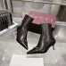 Gucci GG Metal‑Buckle Pointed‑Toe Stiletto Ankle Boots 5.5cm Heel #B68427