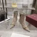 Gucci GG Metal‑Buckle Pointed‑Toe Stiletto Ankle Boots 5.5cm Heel #B68428