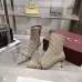 Gucci GG Metal‑Buckle Pointed‑Toe Stiletto Ankle Boots 5.5cm Heel #B68428