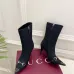 Gucci GG Monogram Pointed‑Toe High‑Heel Ankle Boots 8.5cm Heel #B68357