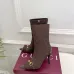 Gucci GG Monogram Pointed‑Toe High‑Heel Ankle Boots 8.5cm Heel #B68359