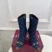 Gucci GG Monogram Pointed‑Toe High‑Heel Ankle Boots 8.5cm Heel #B68361