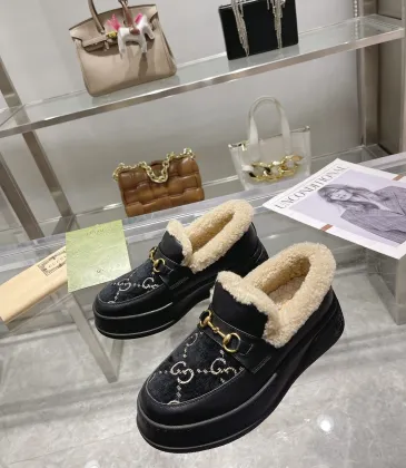 Gucci Shoes for Women Gucci Boots snow boots heel height:3cm #A58287 Gucci Shoes for Women Gucci Boots snow boots heel height:3cm #A58287