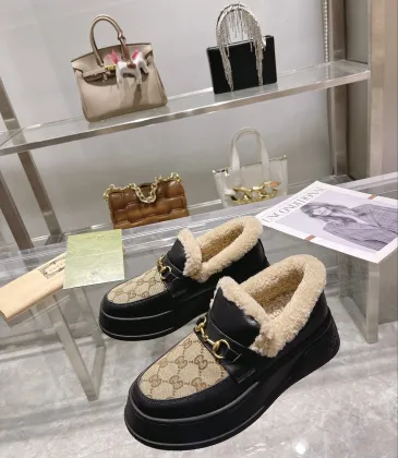 Gucci Shoes for Women Gucci Boots snow boots heel height:3cm #A58288 Gucci Shoes for Women Gucci Boots snow boots heel height:3cm #A58288