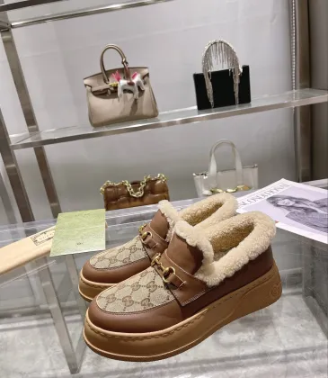 Gucci Shoes for Women Gucci Boots snow boots heel height:3cm #A58289 Gucci Shoes for Women Gucci Boots snow boots heel height:3cm #A58289