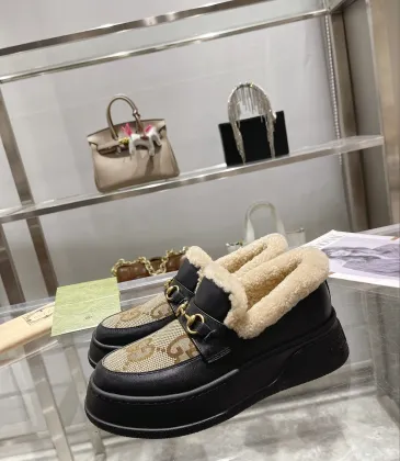 Gucci Shoes for Women Gucci Boots snow boots heel height:3cm #A58290 Gucci Shoes for Women Gucci Boots snow boots heel height:3cm #A58290