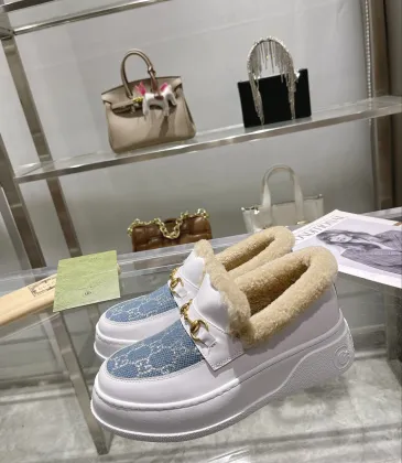 Gucci Shoes for Women Gucci Boots snow boots heel height:3cm #A58293 Gucci Shoes for Women Gucci Boots snow boots heel height:3cm #A58293
