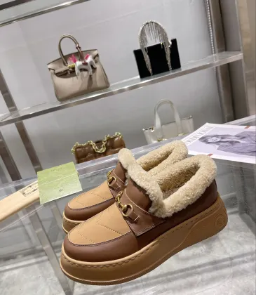 Gucci Shoes for Women Gucci Boots snow boots heel height:3cm #A58294 Gucci Shoes for Women Gucci Boots snow boots heel height:3cm #A58294
