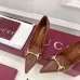 Gucci Boulevard Horsebit Pointed‑Toe Pumps 7cm Heel #B68459