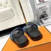Hermes Chypre Double‑Strap Slide Sandals #B68485