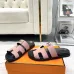 Hermes Chypre Double‑Strap Slide Sandals #B68486